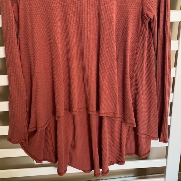 LULULEMON Rustic Clay "Dare to Drape" Long Sleeve Top Size XXS - Picture 9 of 13
